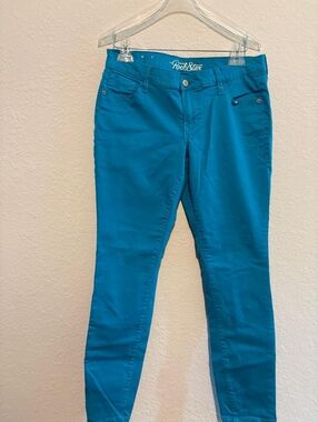 Women's Teal Skinny Old NAVY